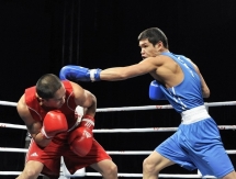 Фоторепортаж с вечерней сессии полуфиналов чемпионата Казахстана по боксу