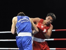 Фоторепортаж с вечерней сессии полуфиналов чемпионата Казахстана по боксу