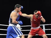 Фоторепортаж с вечерней сессии полуфиналов чемпионата Казахстана по боксу