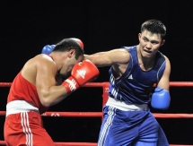 Фоторепортаж с вечерней сессии полуфиналов чемпионата Казахстана по боксу