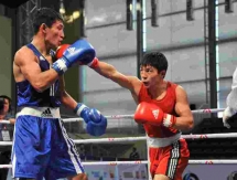 Фоторепортаж с финалов чемпионата Казахстана по боксу