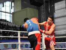Фоторепортаж с финалов чемпионата Казахстана по боксу