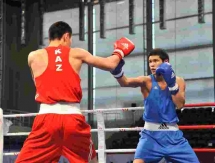 Фоторепортаж с финалов чемпионата Казахстана по боксу