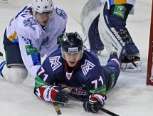 Фоторепортаж с матча КХЛ «Металлург» Мг — «Барыс» 5:1