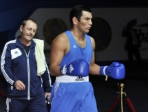 Фоторепортаж с вечерней сессии второго дня четвертьфиналов чемпионата Казахстана по боксу