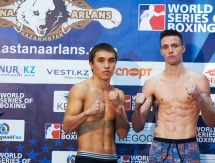 Фоторепортаж с церемонии взвешивания «Astana Arlans» VS «British Lionhearts»