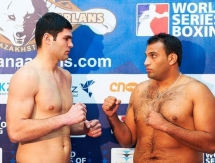 Фоторепортаж с церемонии взвешивания «Astana Arlans» VS «British Lionhearts»