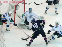 Фоторепортаж с матча КХЛ «Сибирь» — «Барыс» 3:1