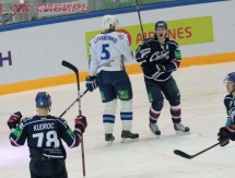 Фоторепортаж с матча КХЛ «Сибирь» — «Барыс» 3:1