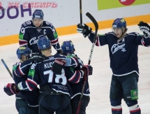 Фоторепортаж с матча КХЛ «Сибирь» — «Барыс» 3:1