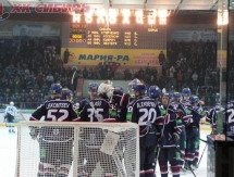 Фоторепортаж с матча КХЛ «Сибирь» — «Барыс» 3:1