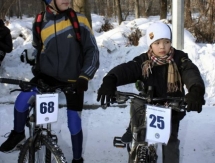 В Алматы открылся зимний велосезон