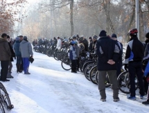 В Алматы открылся зимний велосезон