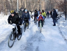 В Алматы открылся зимний велосезон