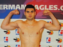 Фоторепортаж с церемонии взвешивания матчевой встречи WSB «German Eagles» — «Astana Arlans»