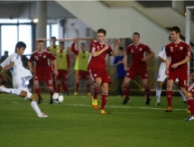 Фоторепортаж с матча Мемориала Гранаткина Латвия U-19 — Казахстан U-19 2:1 