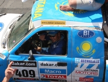 Внедорожник «Астаны» достойно завершил «Дакар»