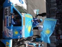 Внедорожник «Астаны» достойно завершил «Дакар»