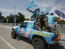 Внедорожник «Астаны» достойно завершил «Дакар»