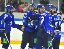 Фоторепортаж с матча КХЛ «Барыс» — «Слован» 2:4