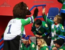 Фоторепортаж с матча КХЛ «Салават Юлаев» — «Барыс» 4:6