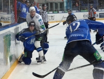 Фоторепортаж с матча КХЛ «Нефтехимик» — «Барыс» 2:1