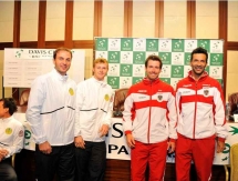 Фоторепортаж с жеребьевки матча Кубка Дэвиса Казахстан — Австрия