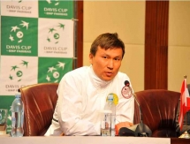 Фоторепортаж с жеребьевки матча Кубка Дэвиса Казахстан — Австрия