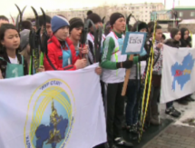 В Талдыкоргане прошел лыжный забег школьников