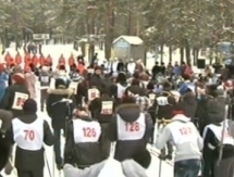 Массовый лыжный забег состоялся в Акмолинской области