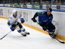 Фоторепортаж с матча КХЛ «Нефтехимик» — «Барыс» 2:1