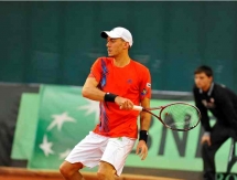 Фоторепортаж с матча Кубка Дэвиса Андрей Голубев — Андреас Хайдер-Маурер