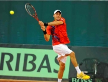 Фоторепортаж с матча Кубка Дэвиса Андрей Голубев — Андреас Хайдер-Маурер