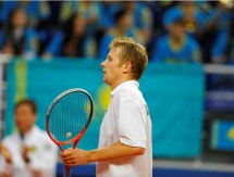 Фоторепортаж с матча Кубка Дэвиса Андрей Голубев — Андреас Хайдер-Маурер