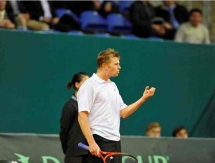 Фоторепортаж с матча Кубка Дэвиса Андрей Голубев — Андреас Хайдер-Маурер