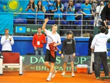 Фоторепортаж с матча Кубка Дэвиса Андрей Голубев — Андреас Хайдер-Маурер