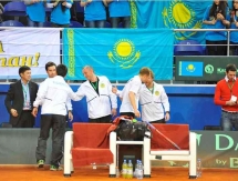 Фоторепортаж с матча Кубка Дэвиса Андрей Голубев — Андреас Хайдер-Маурер