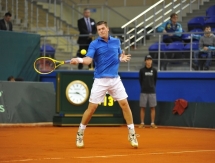 Фоторепортаж с матча Кубка Дэвиса Евгений Королев — Юрген Мельцер