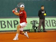 Фоторепортаж с матча Кубка Дэвиса Евгений Королев — Юрген Мельцер