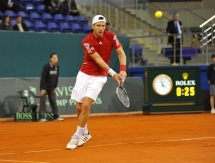 Фоторепортаж с матча Кубка Дэвиса Евгений Королев — Юрген Мельцер