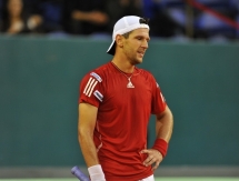 Фоторепортаж с матча Кубка Дэвиса Евгений Королев — Юрген Мельцер