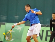 Фоторепортаж с матча Кубка Дэвиса Евгений Королев — Юрген Мельцер