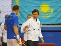 Фоторепортаж с матча Кубка Дэвиса Евгений Королев — Юрген Мельцер