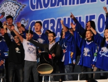 Фоторепортаж с матча КХЛ «Барыс» — «Авангард» 5:4