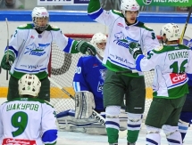 Фоторепортаж с матча МХЛ «Снежные Барсы» — «Толпар» 4:3 О.Т