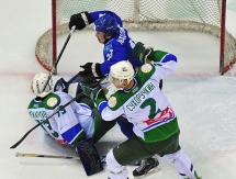 Фоторепортаж с матча МХЛ «Снежные Барсы» — «Толпар» 2:3