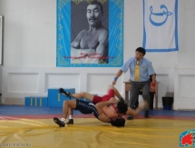 Фоторепортаж с чемпионата Казахстана по греко-римской и вольной борьбе среди инвалидов по слуху