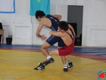 Фоторепортаж с чемпионата Казахстана по греко-римской и вольной борьбе среди инвалидов по слуху