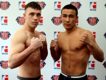 Фоторепортаж с церемонии взвешивания «British Lionhearts» VS «Astana Arlans»