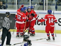 Фоторепортаж с матча финального Олимпийский отборочного турнира Казахстан — Чехия 1:5